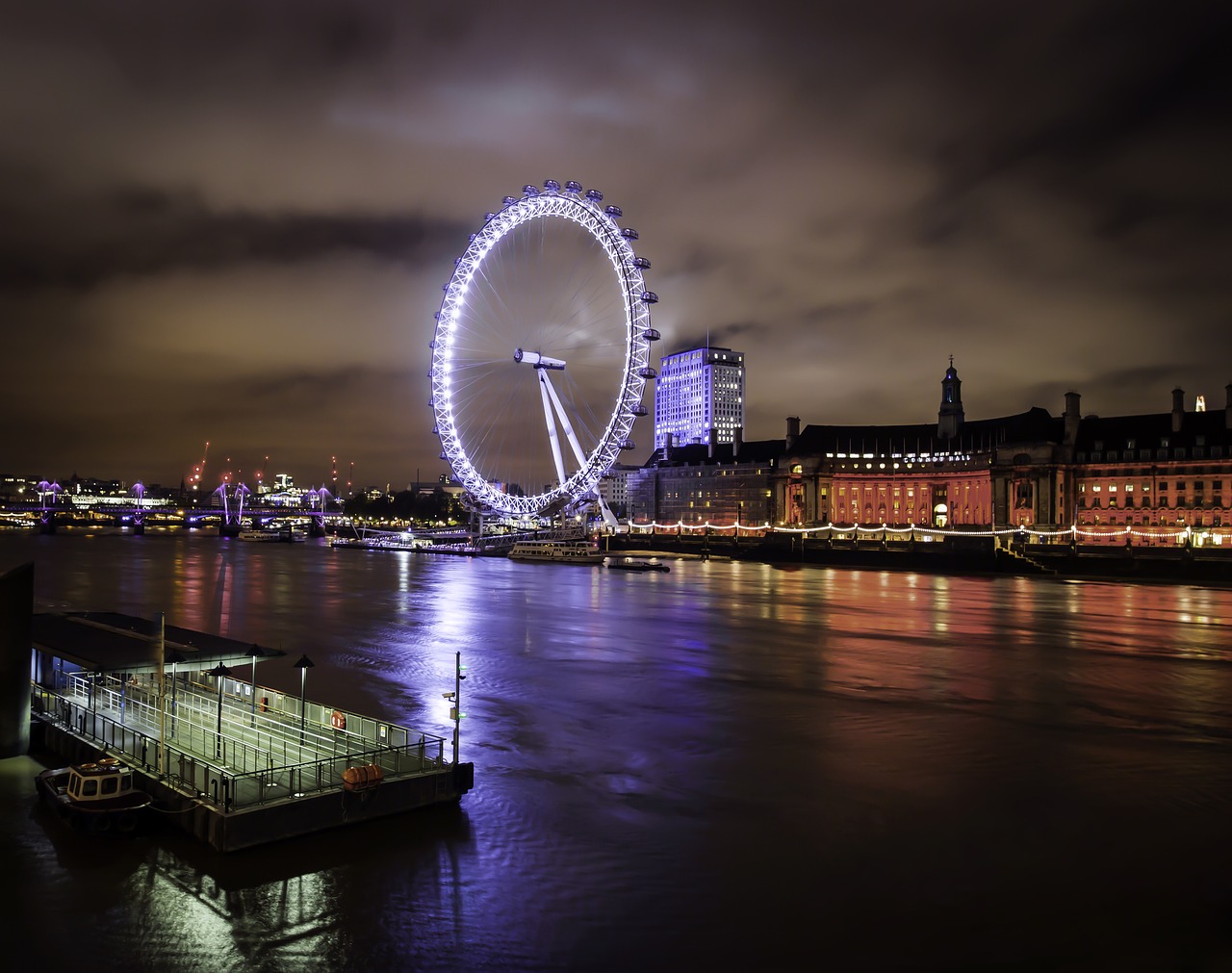 Image - london london eye night england