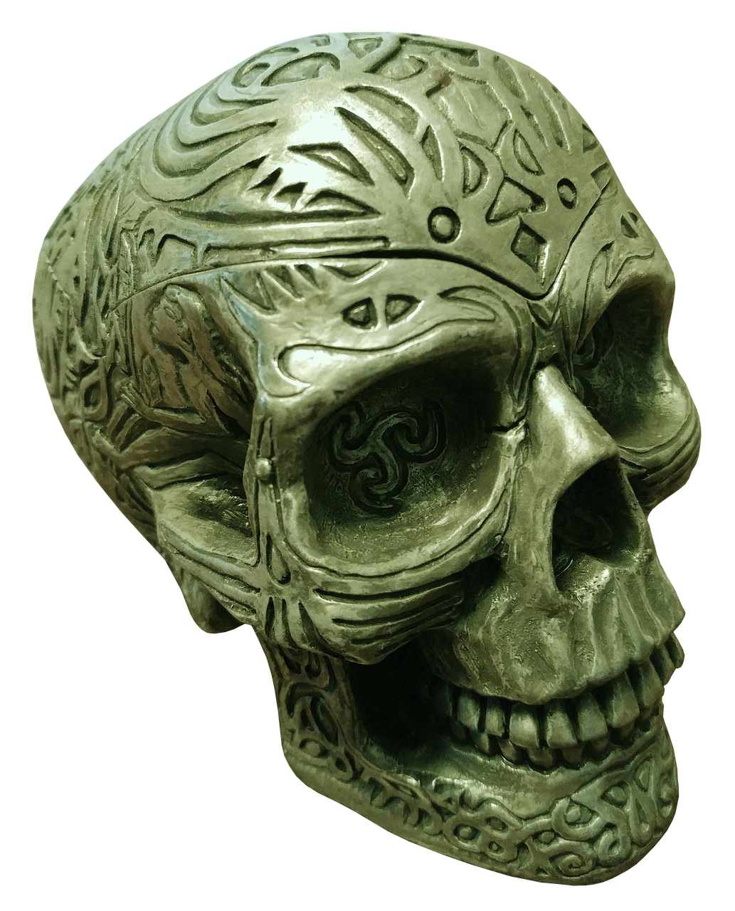 Image - skull skull and crossbones creepy