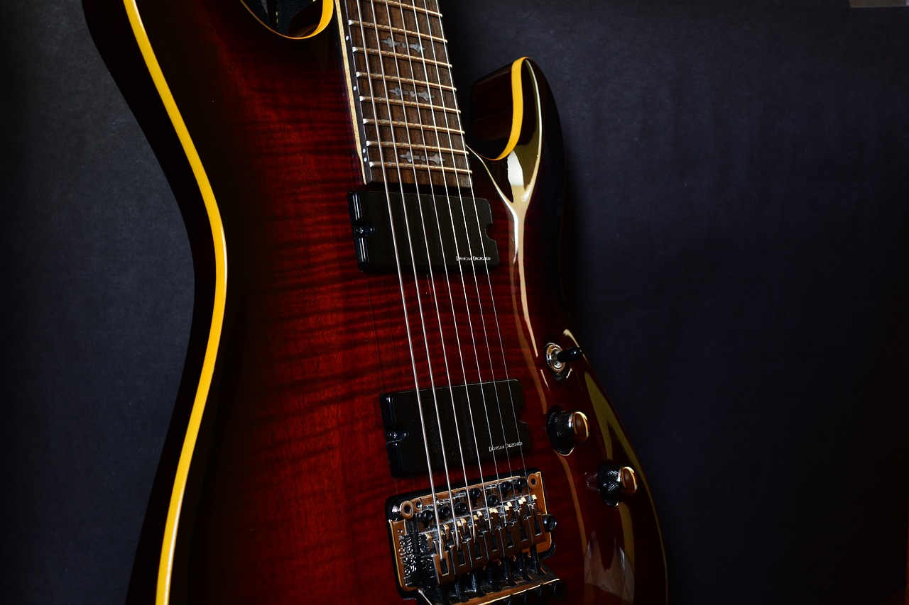 Image - guitar eight strings seven string