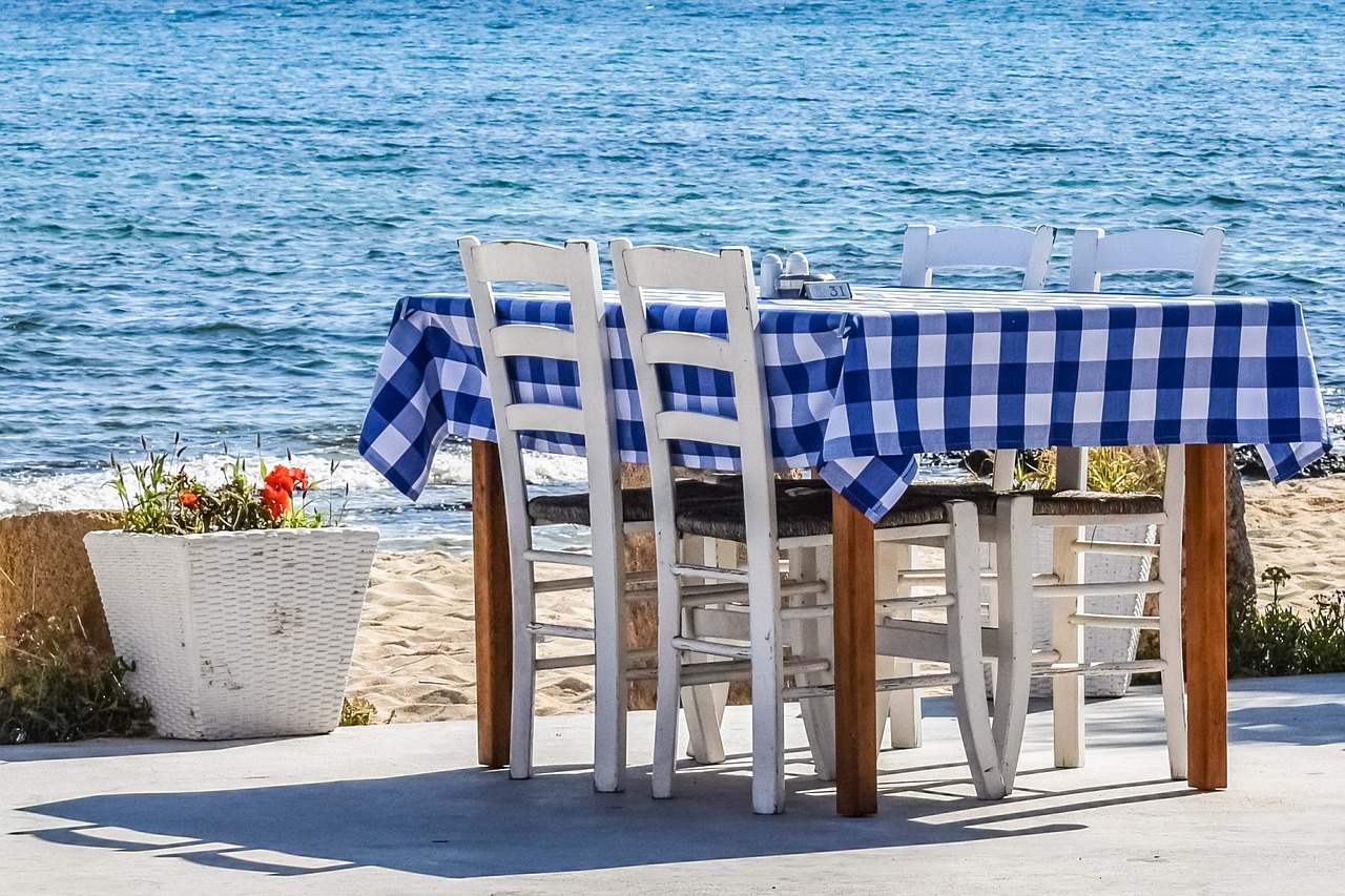 Image - table chairs tavern taverna greek