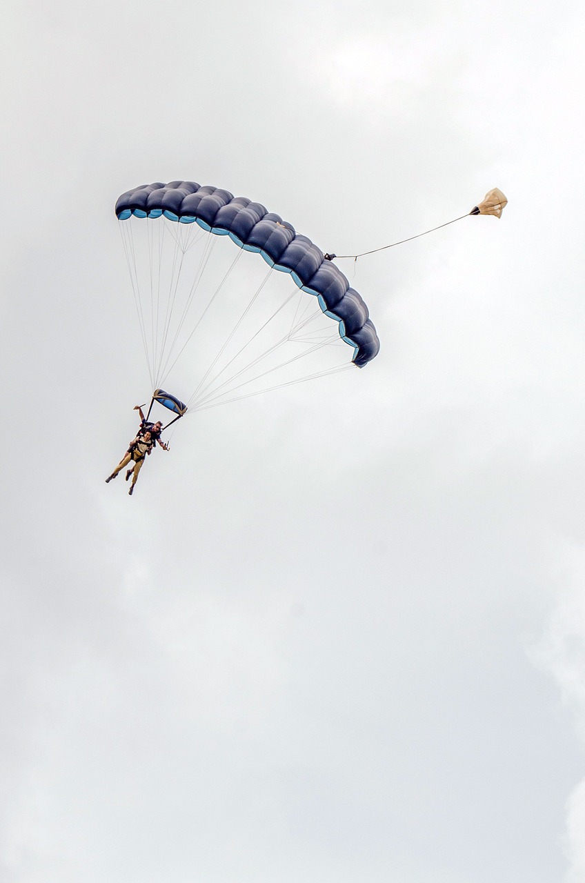 Image - parachute fly sky sport extreme