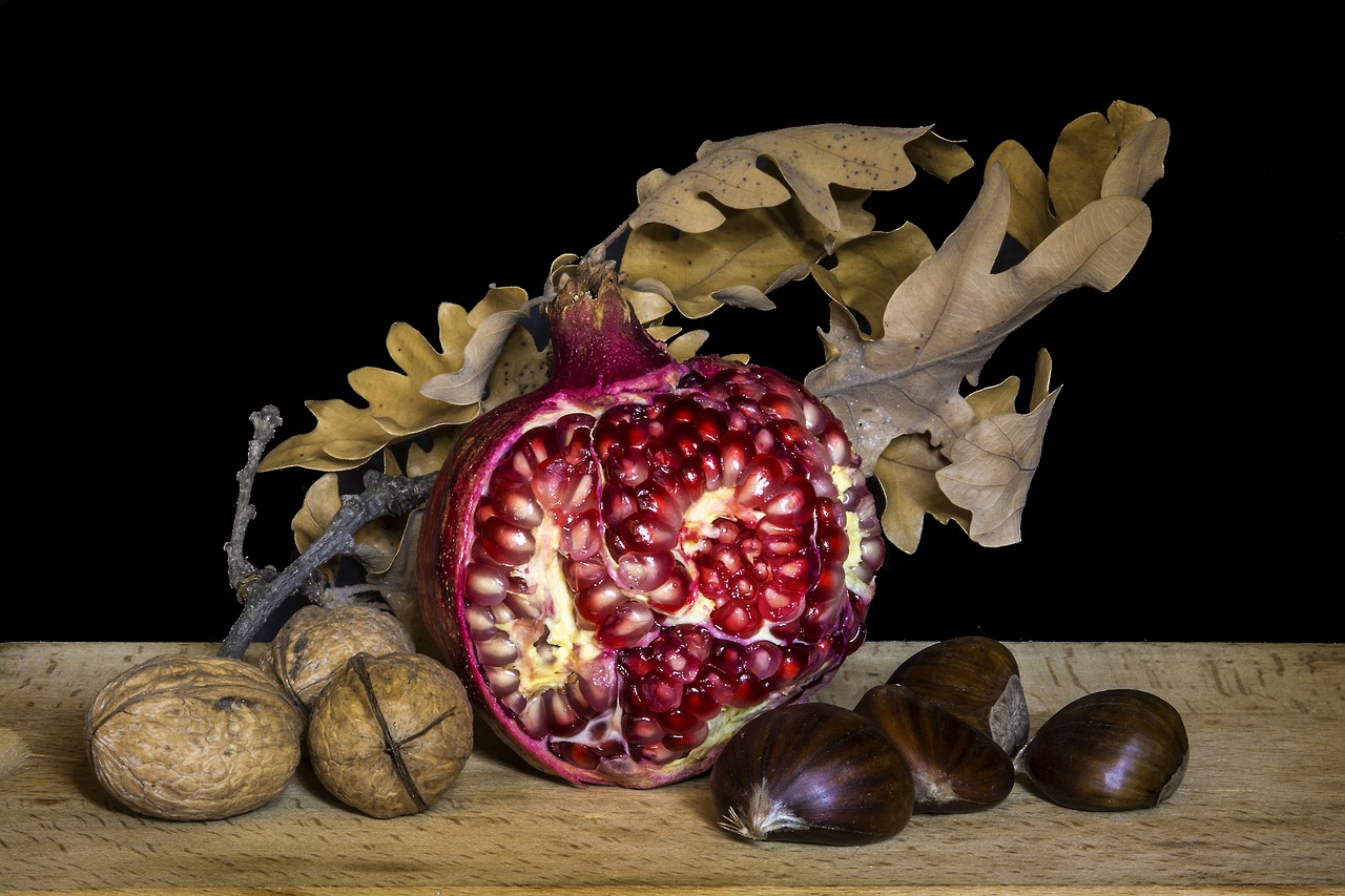 Image - pomegranate still life fruit