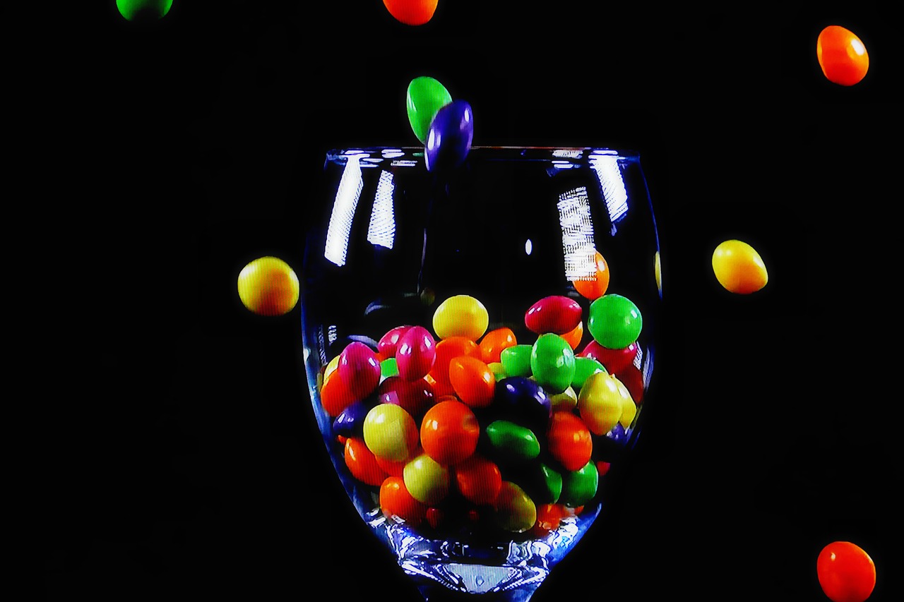 Image - cup glass candies