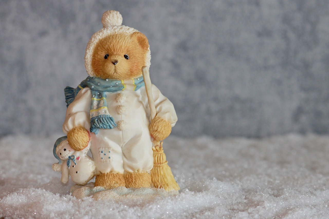 Image - winter bear bears figure