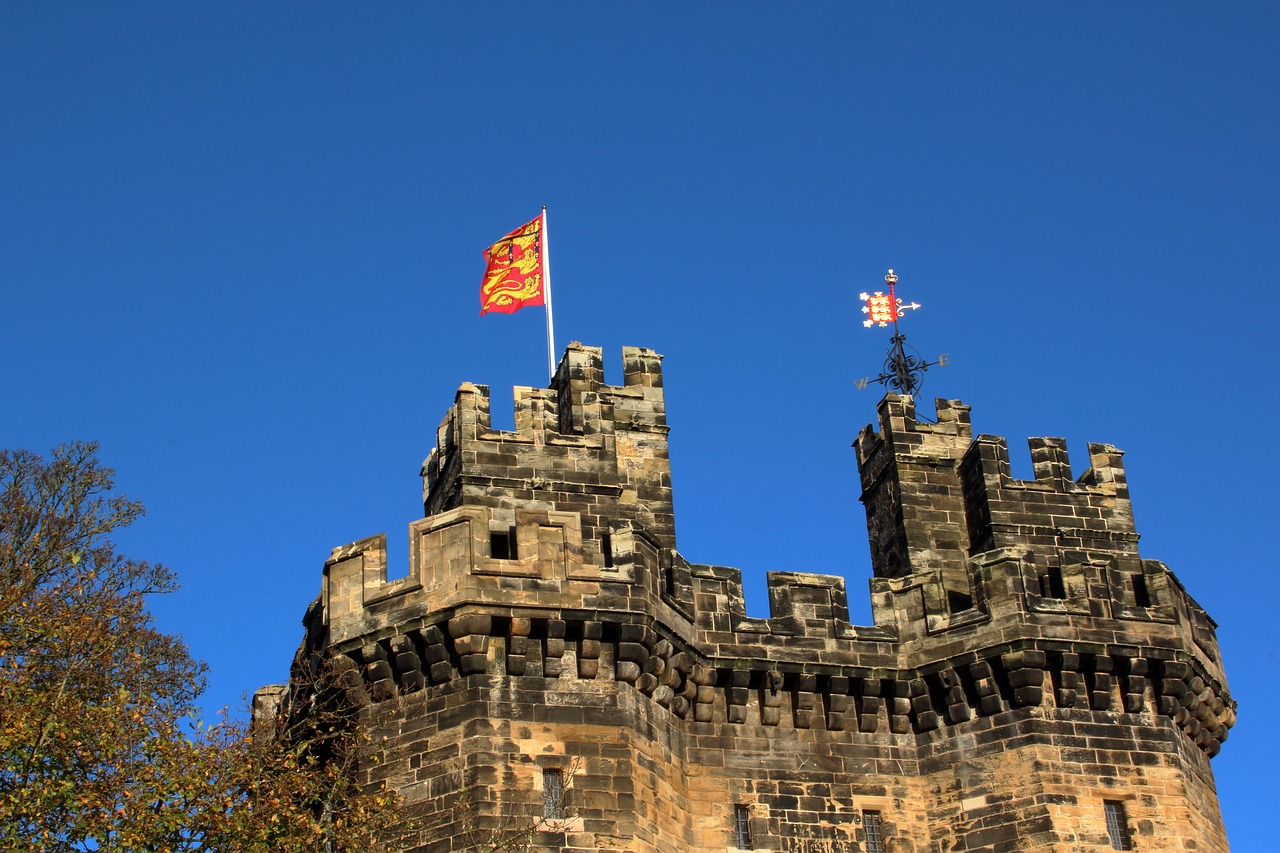 Image - lancaster castle sky blue fortress