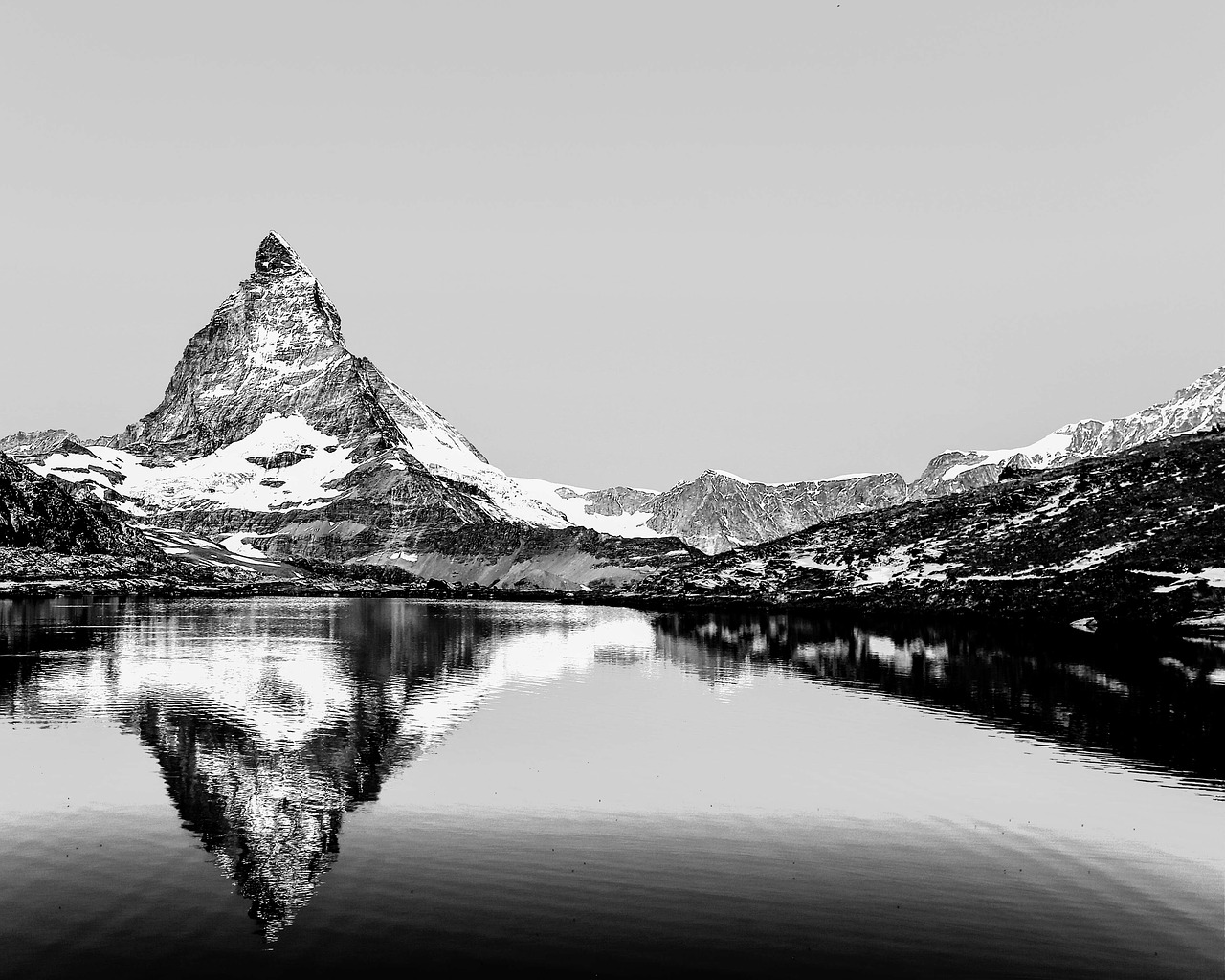 Image - matterhorn switzerland europe lake