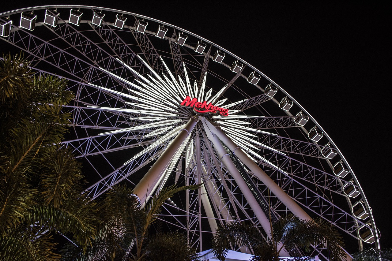 Image - building light ferris wheel cool