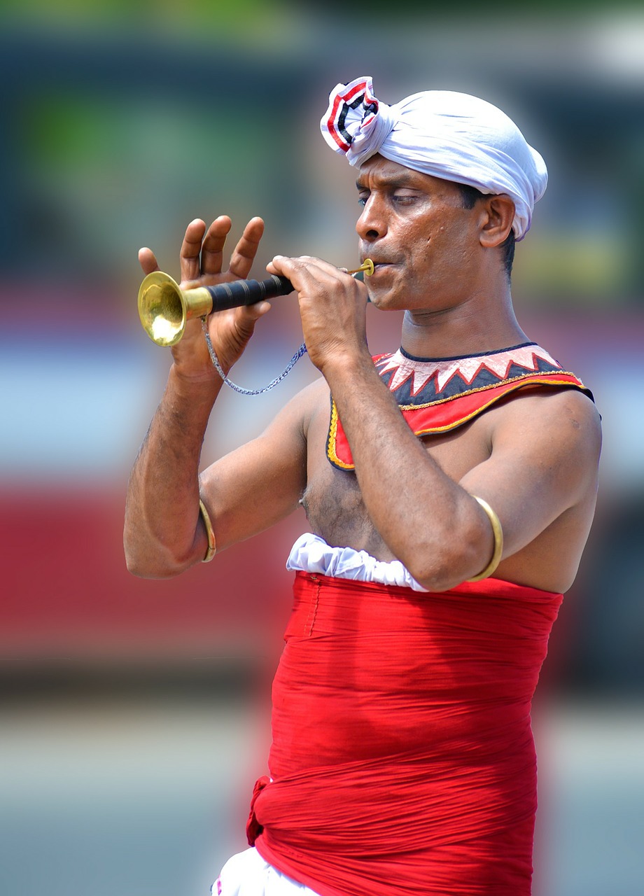 Image - parade local trumpet musician