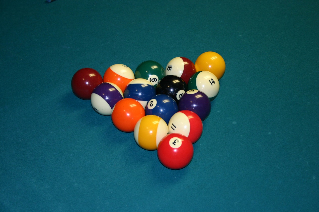 Image - pool balls table 8 ball game cue