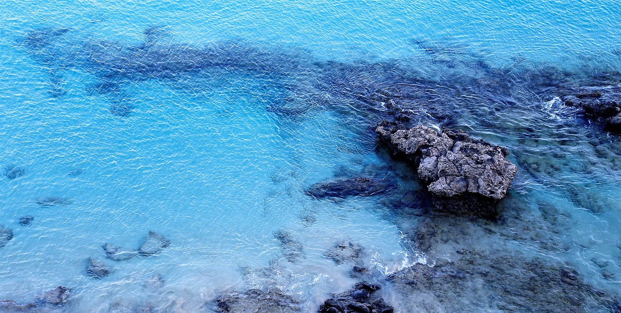 Image - sea rock water blue spain