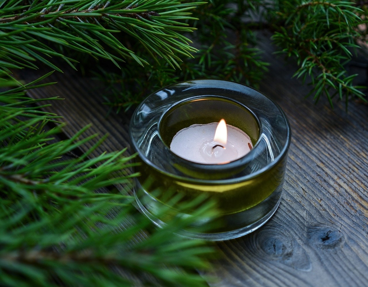 Image - christmas pine candle wood merry