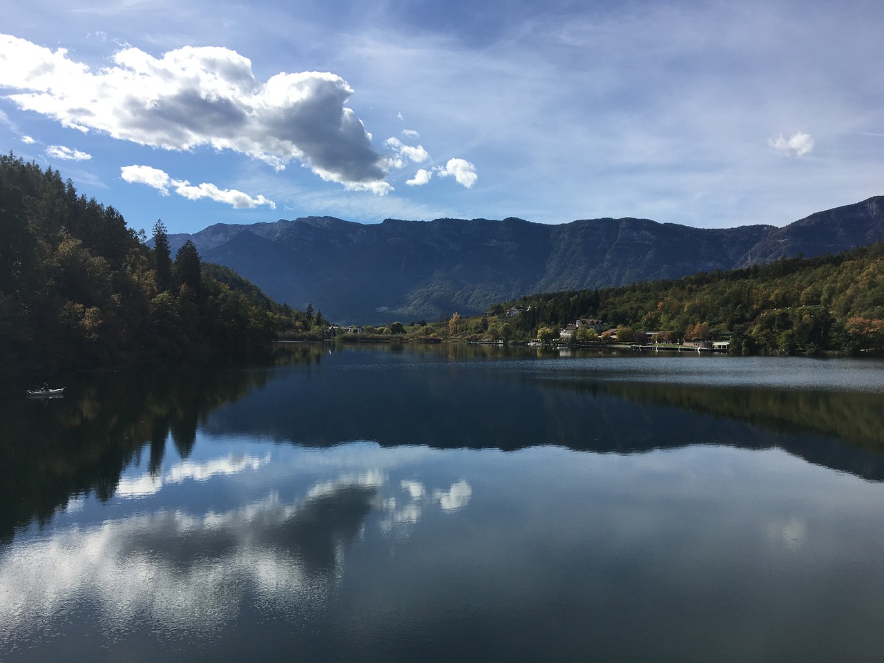 Image - view lake south tyrol montiglersee