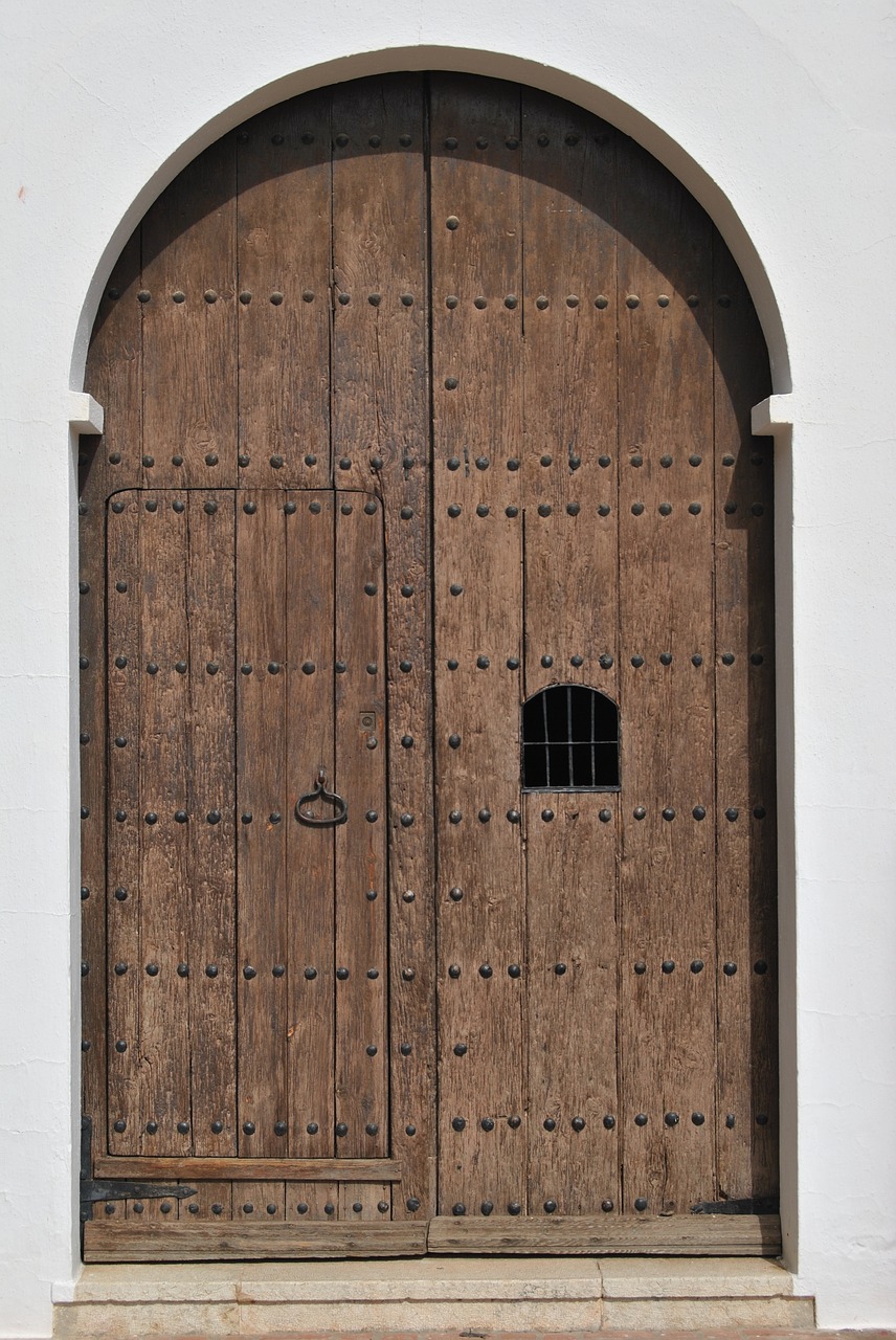 Image - door goal wooden door input gate