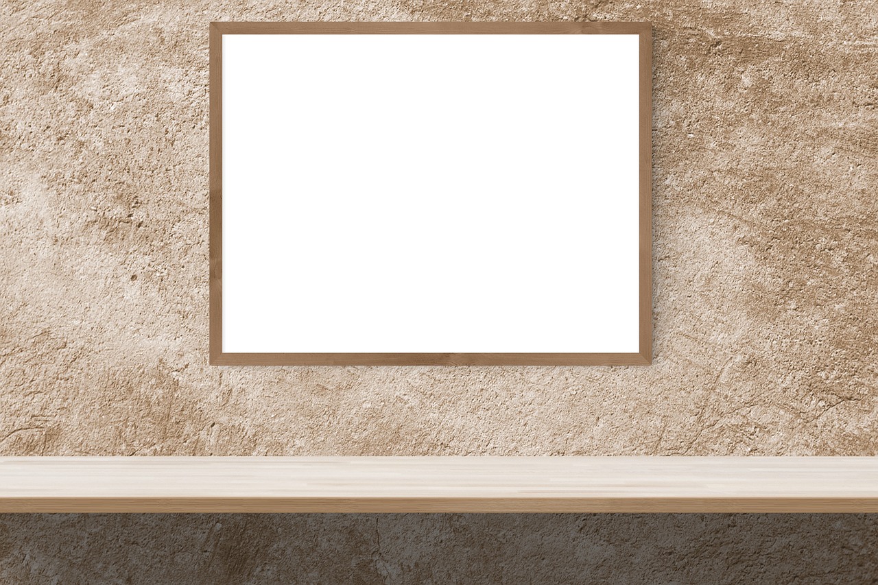 Image - mockup wall poster mock frame