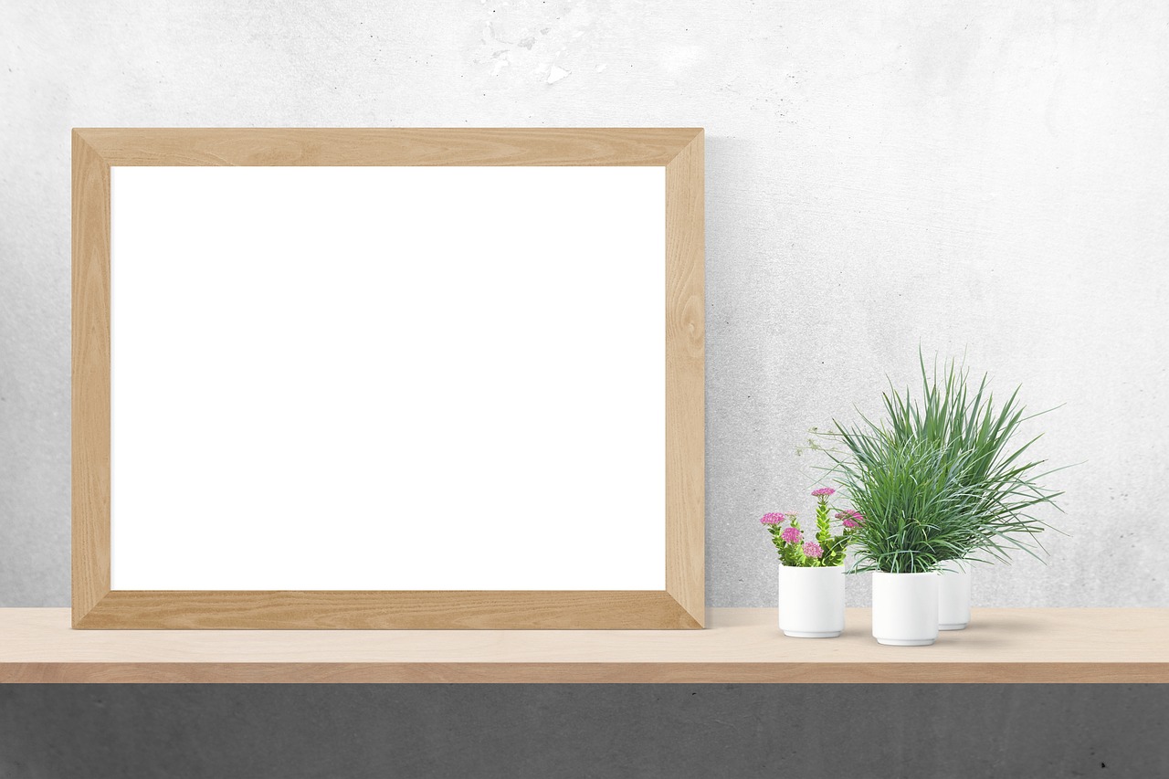 Image - mockup wall poster mock frame