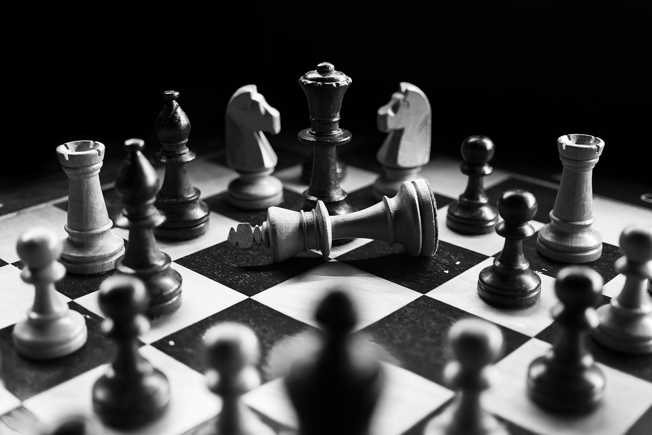 Image - chess checkmated chess pieces