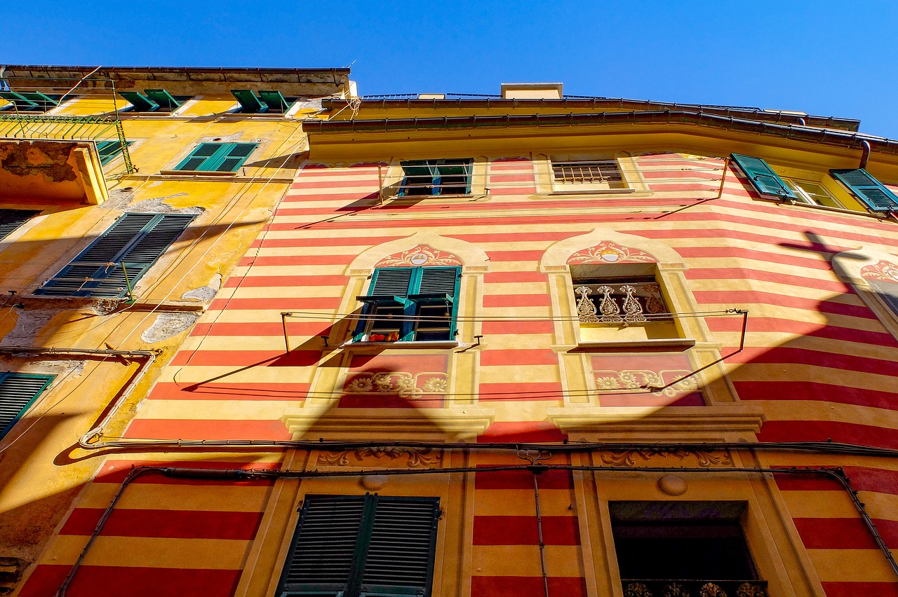 Image - cinque terre village facade