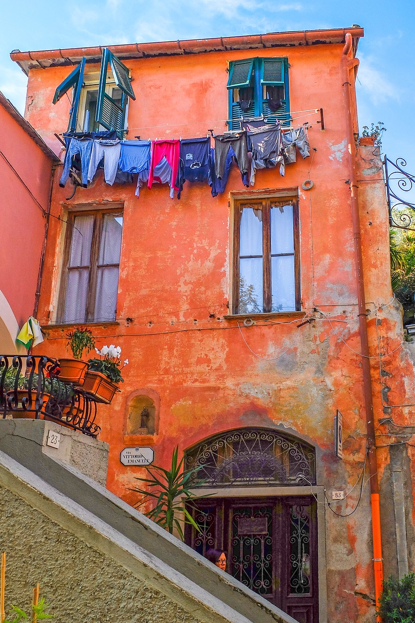 Image - cinque terre village building