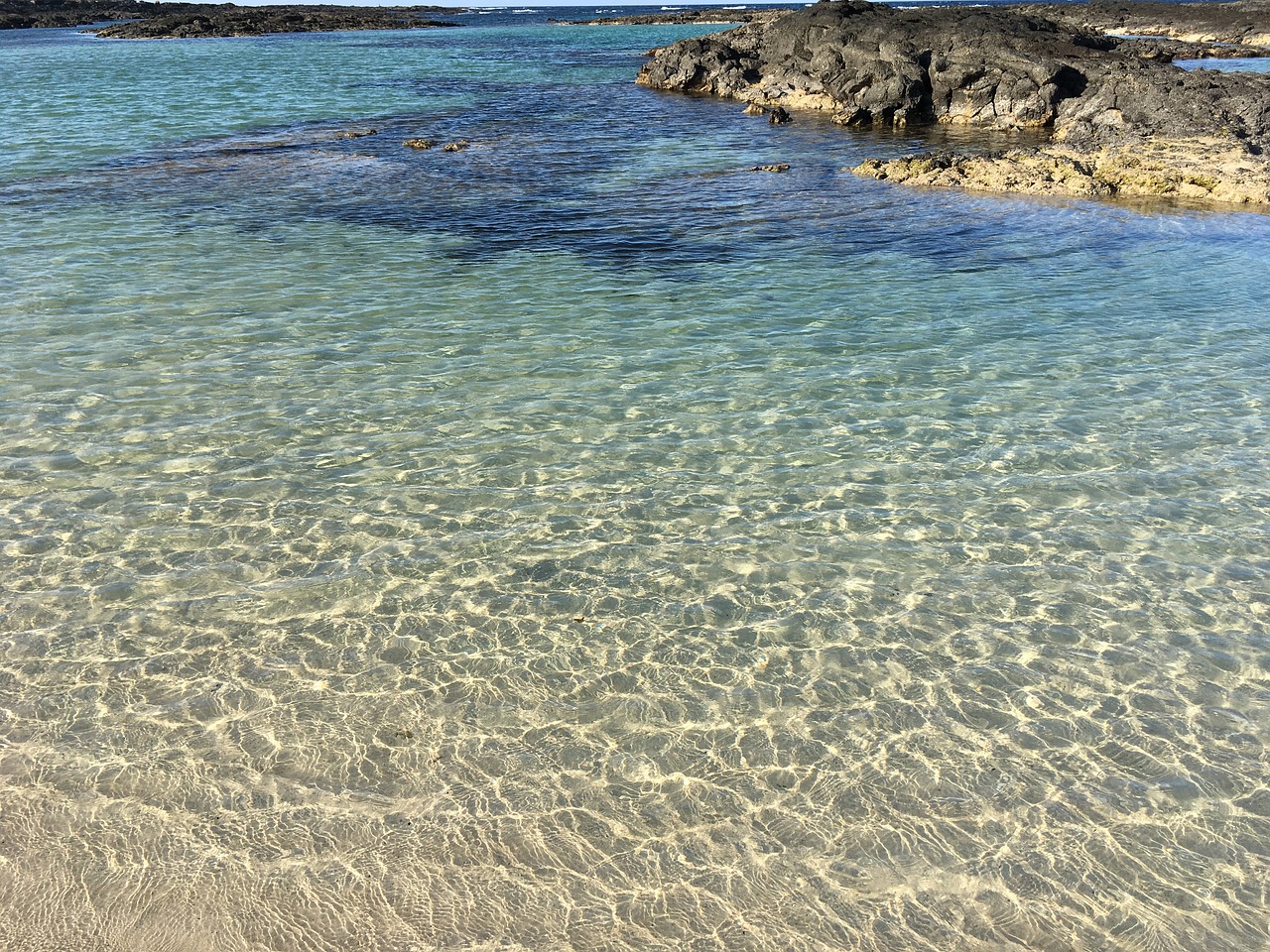 Image - beach sea crystalline idyllic