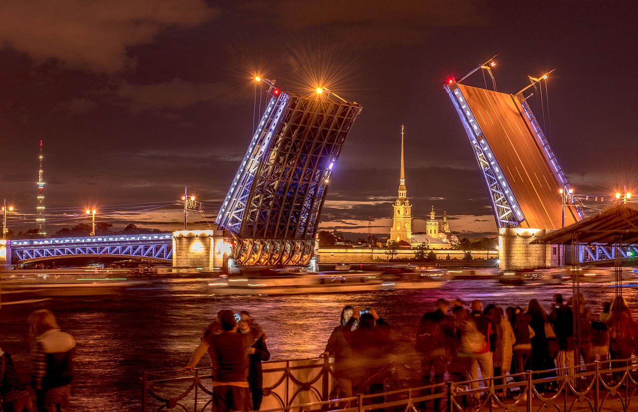 Image - bridge peter and paul fortress