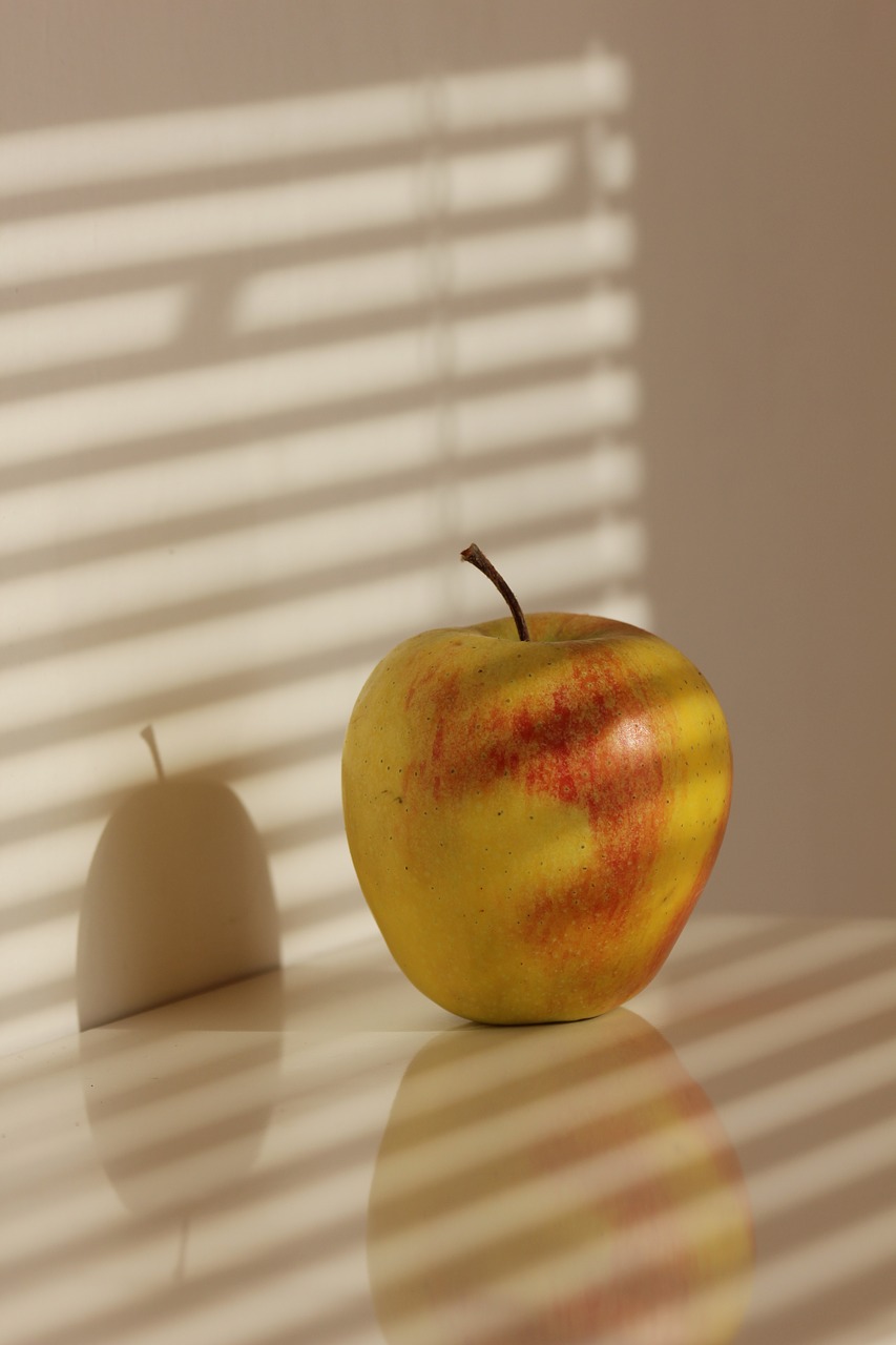 Image - apple shadow fruit light