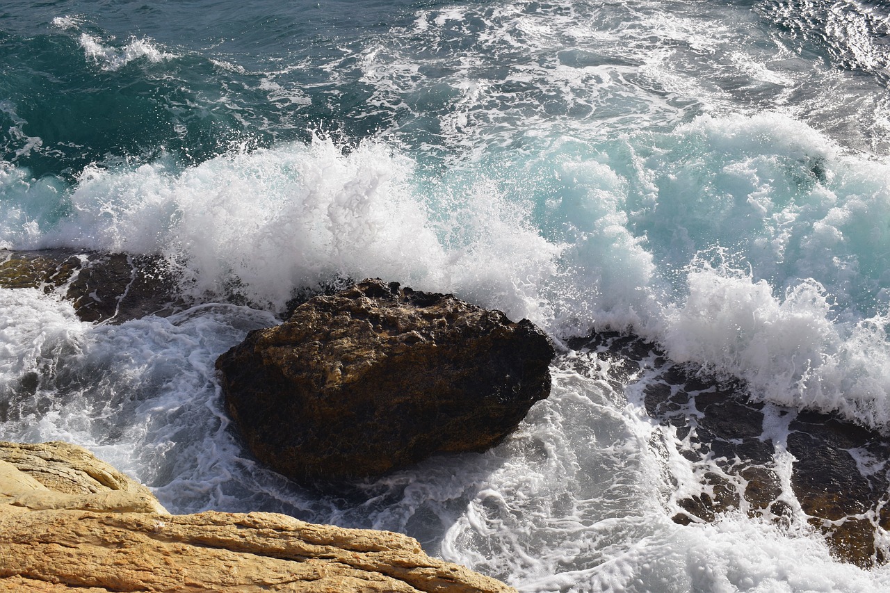 Image - rocky coast cliff sea landscape