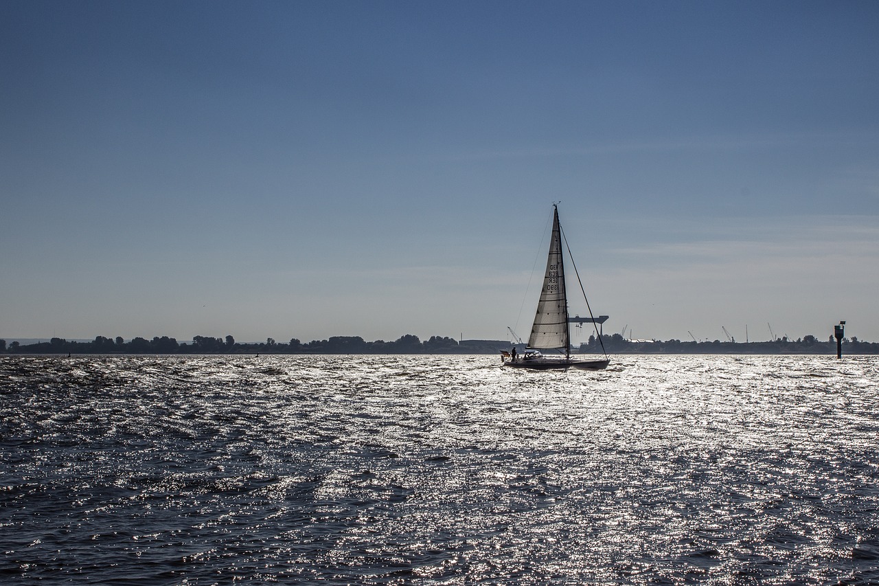 Image - elbe sailing boat water blankenese