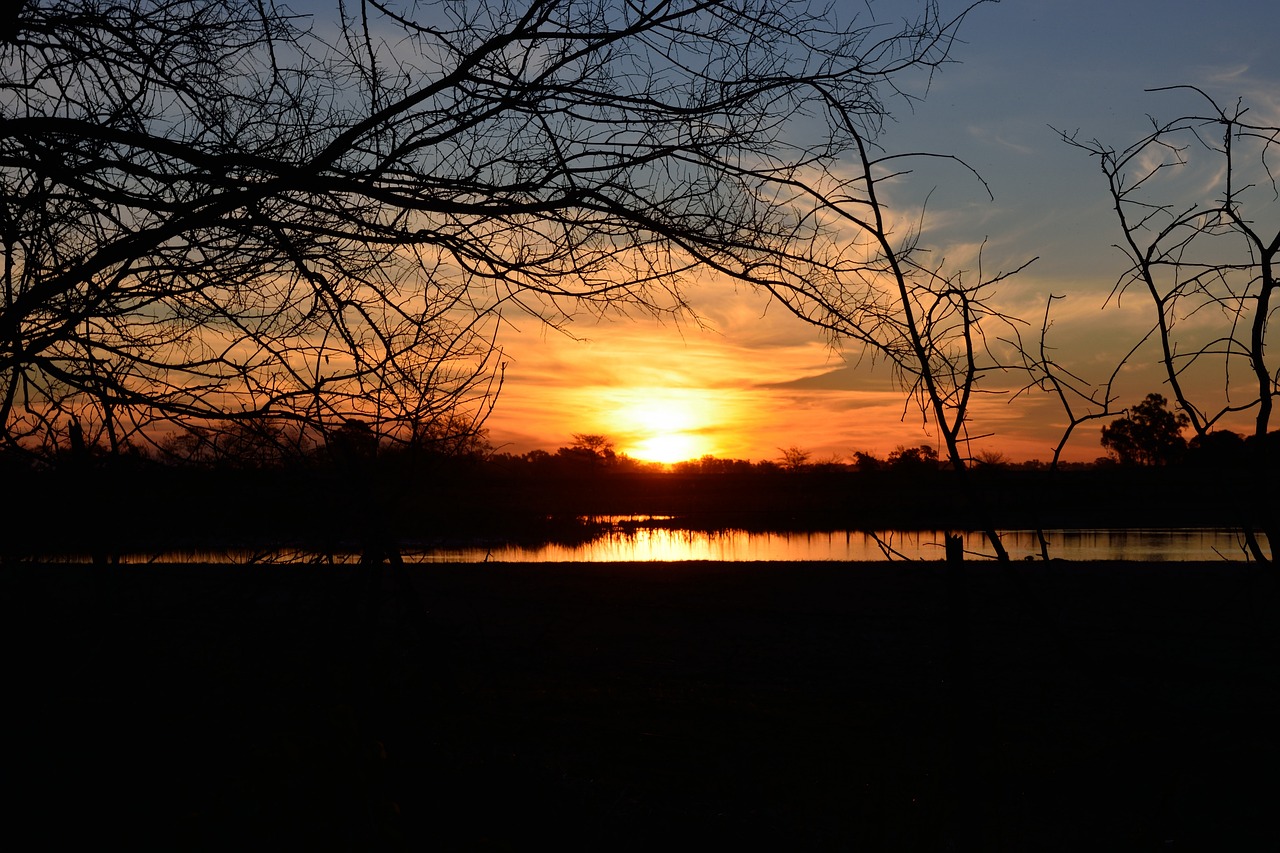 Image - sunset landscape sun