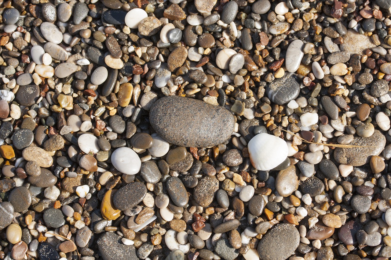 Image - stone kennedy gravel macro beach