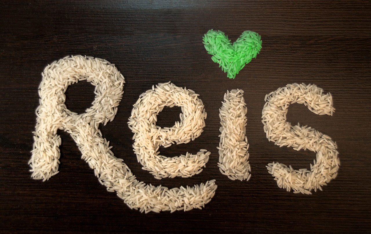 Image - rice heart green eat cook grain