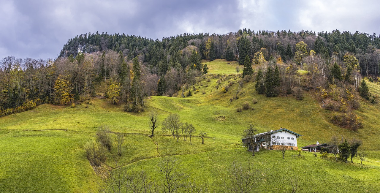 Image - maria gern village alpine home hut