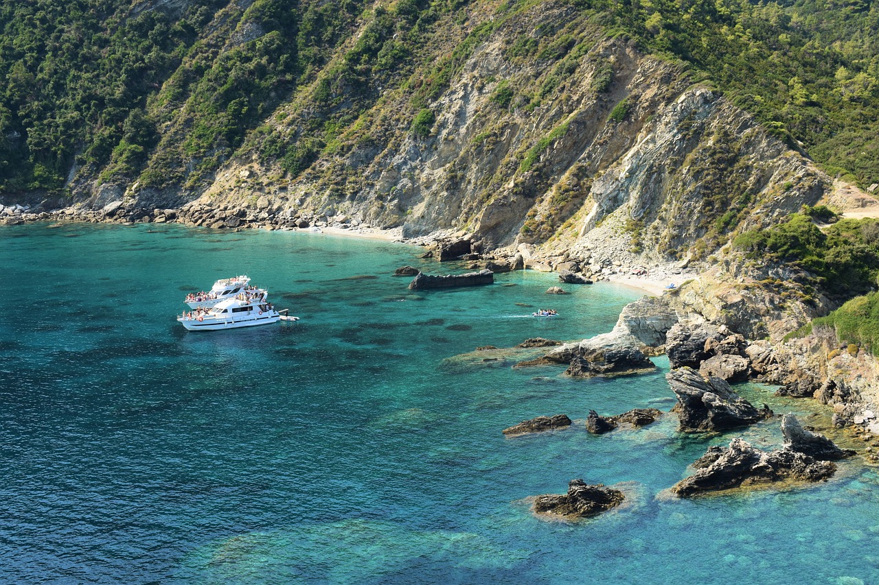 Image - greece skopelos kastri landscape