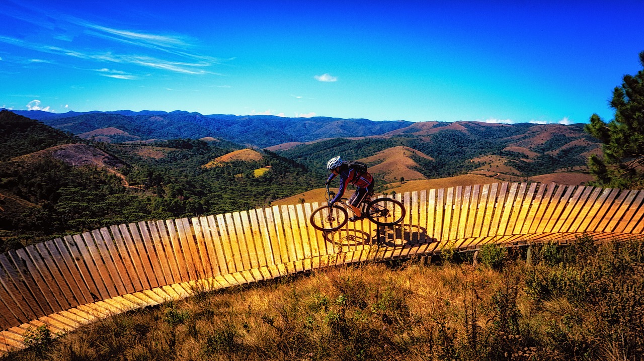 Image - bike adventure adrenaline sky hill