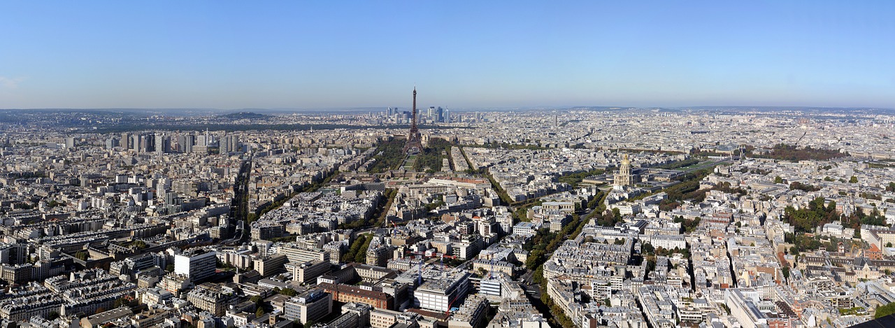 Image - paris landscape urban eiffel tower