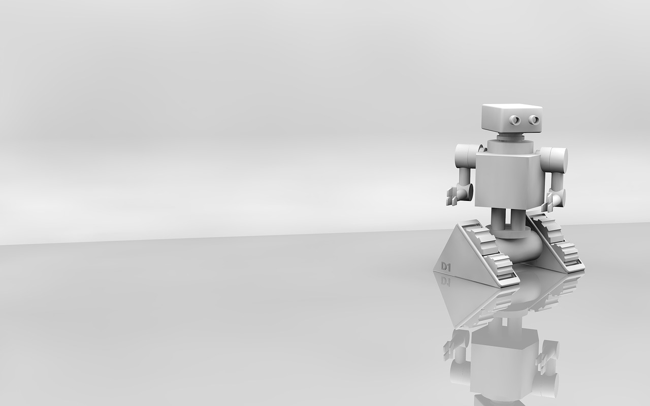 Image - robot 3d print wallpaper ai