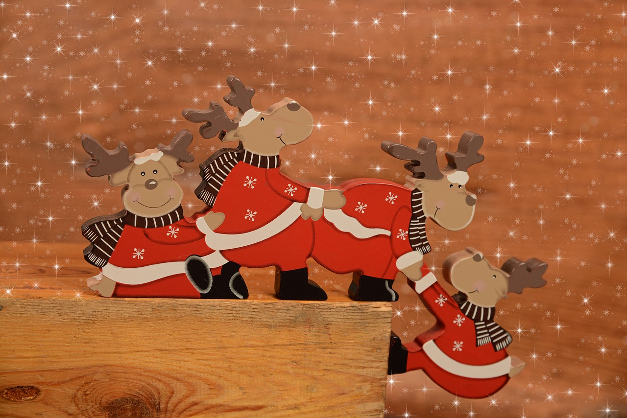 Image - deer holidays christmas decoration