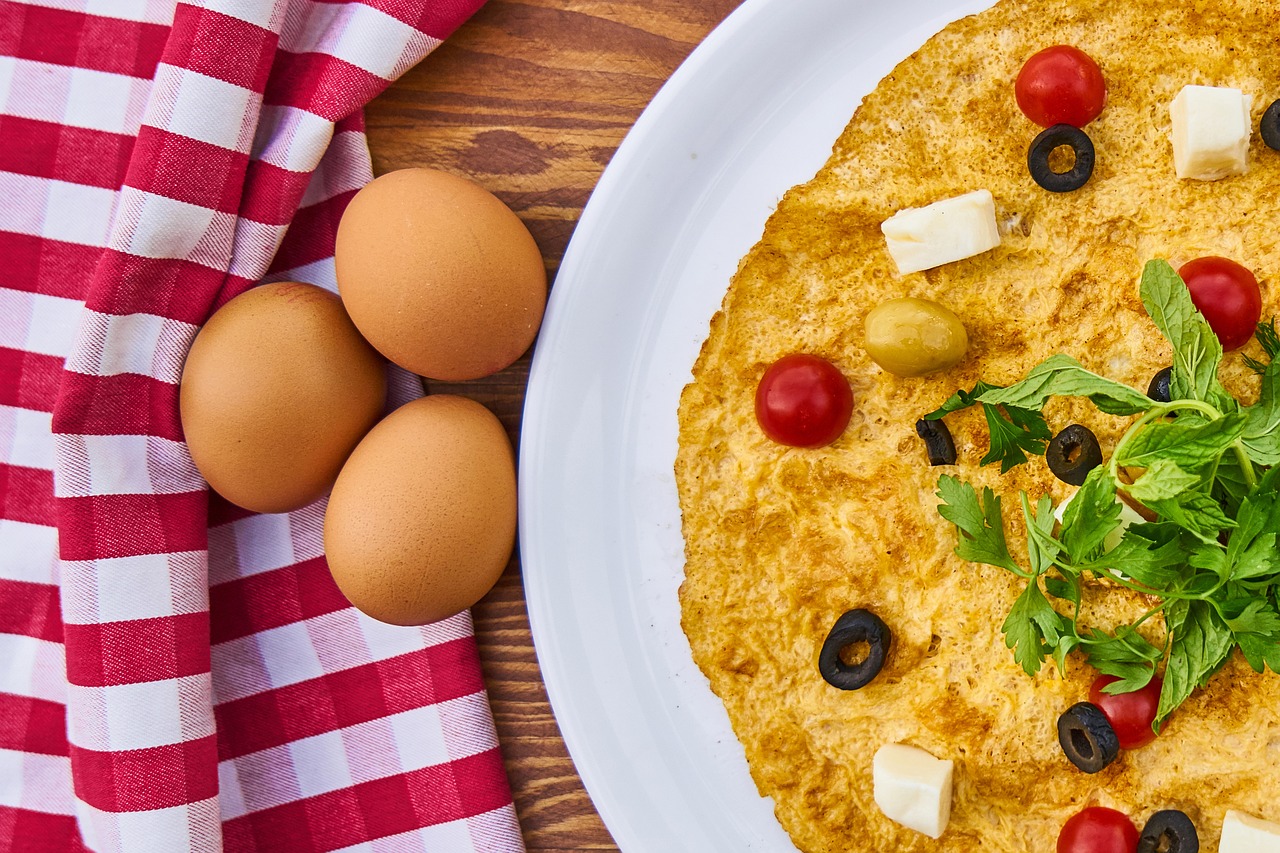 Image - omelet egg breakfast fresh healthy