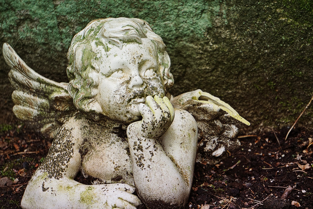 Image - angel cherub tombstone commemorate