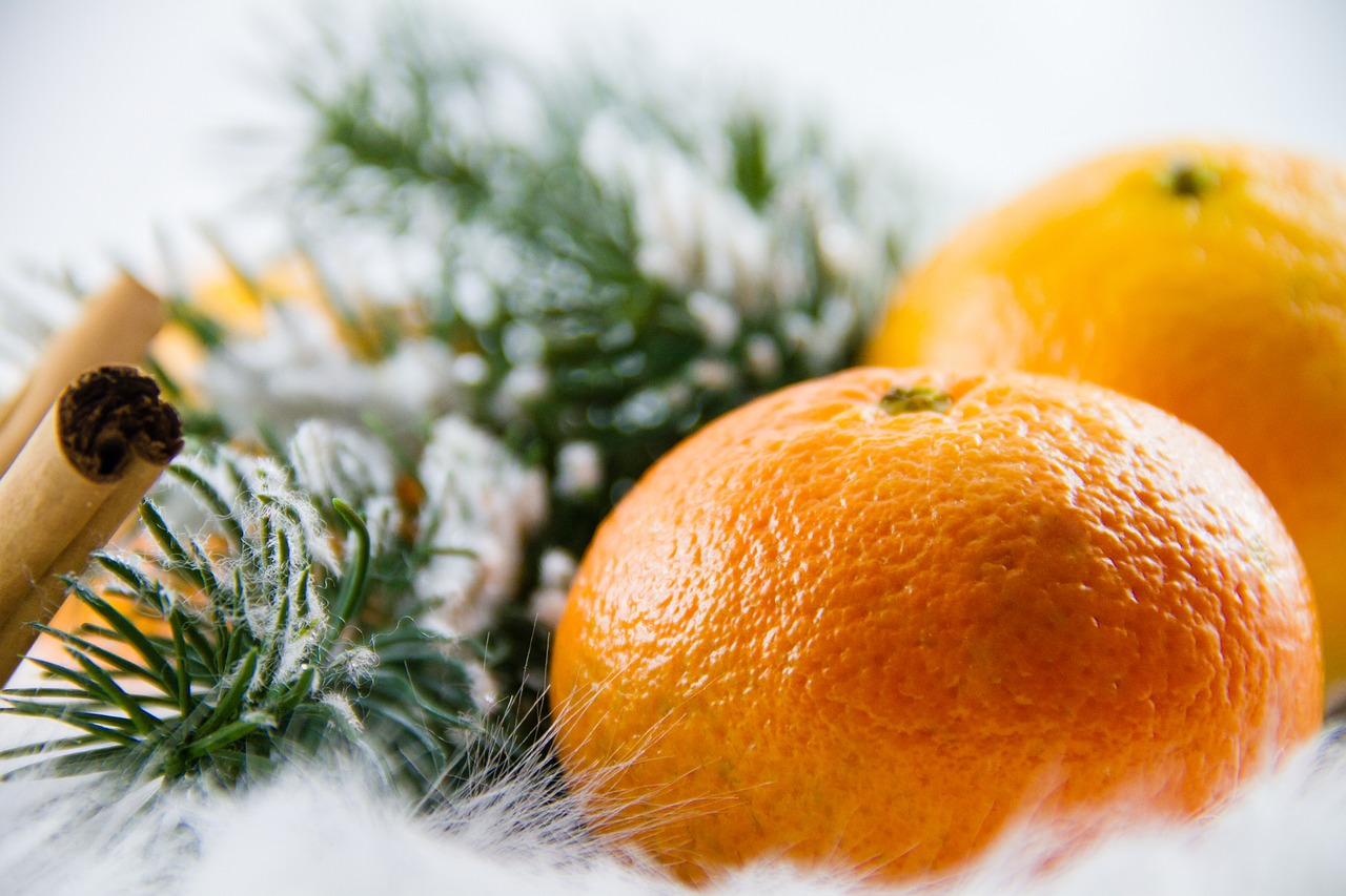 Image - mandarin christmas advent healthy