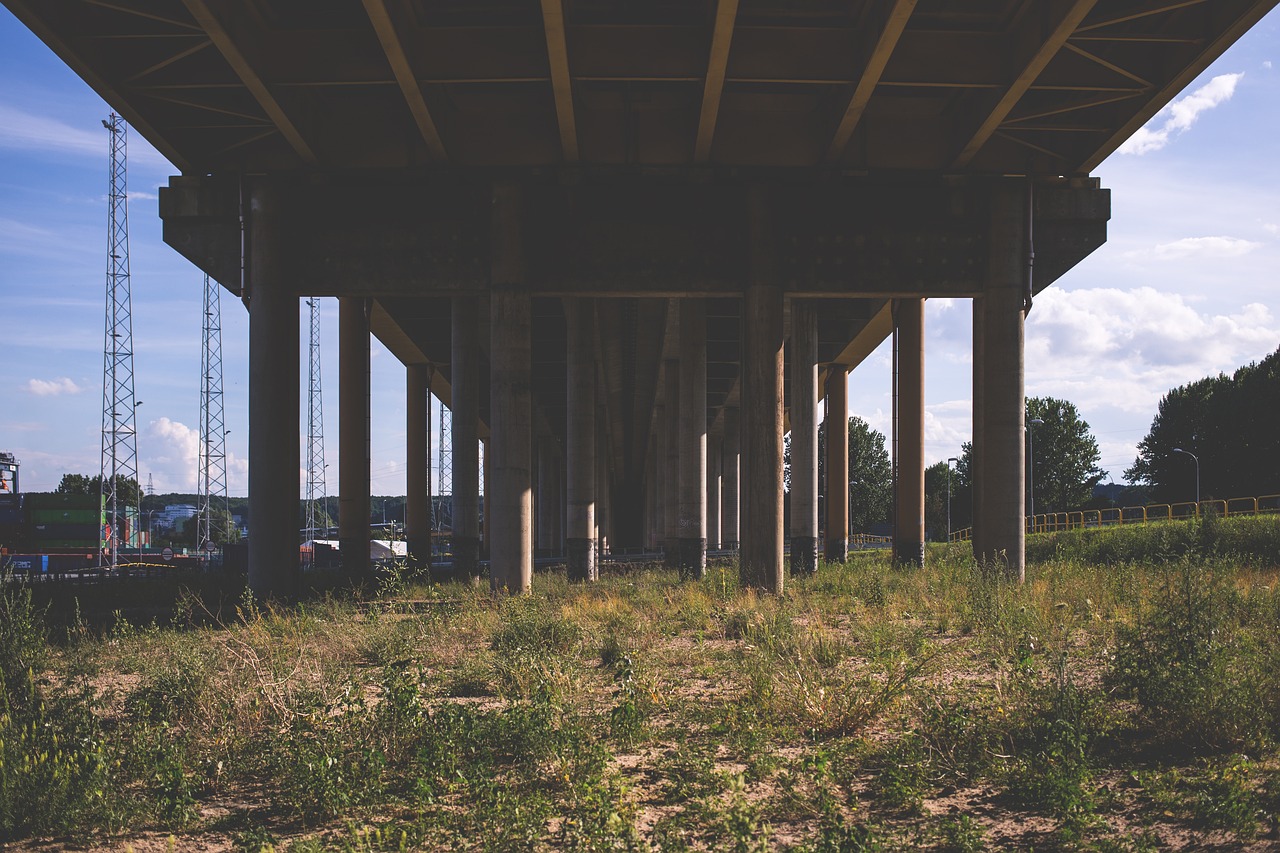 Image - city architecture bridge column