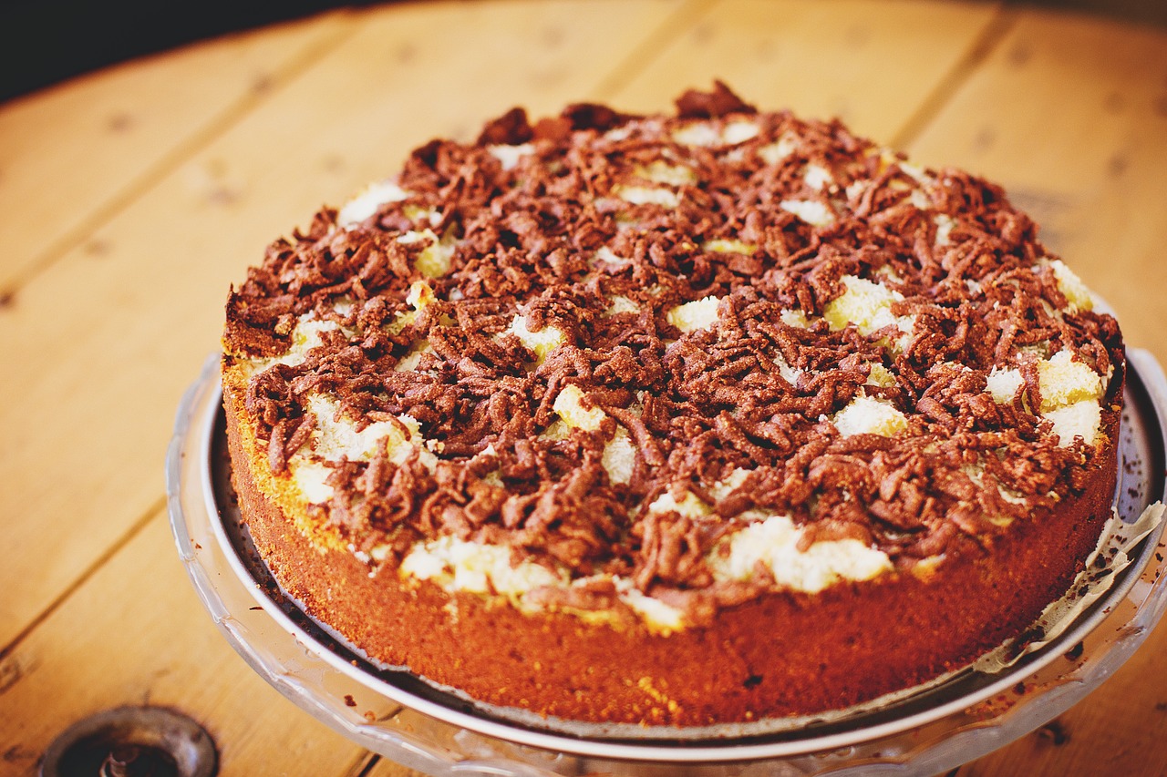 Image - food drinks cake cocoa crumble