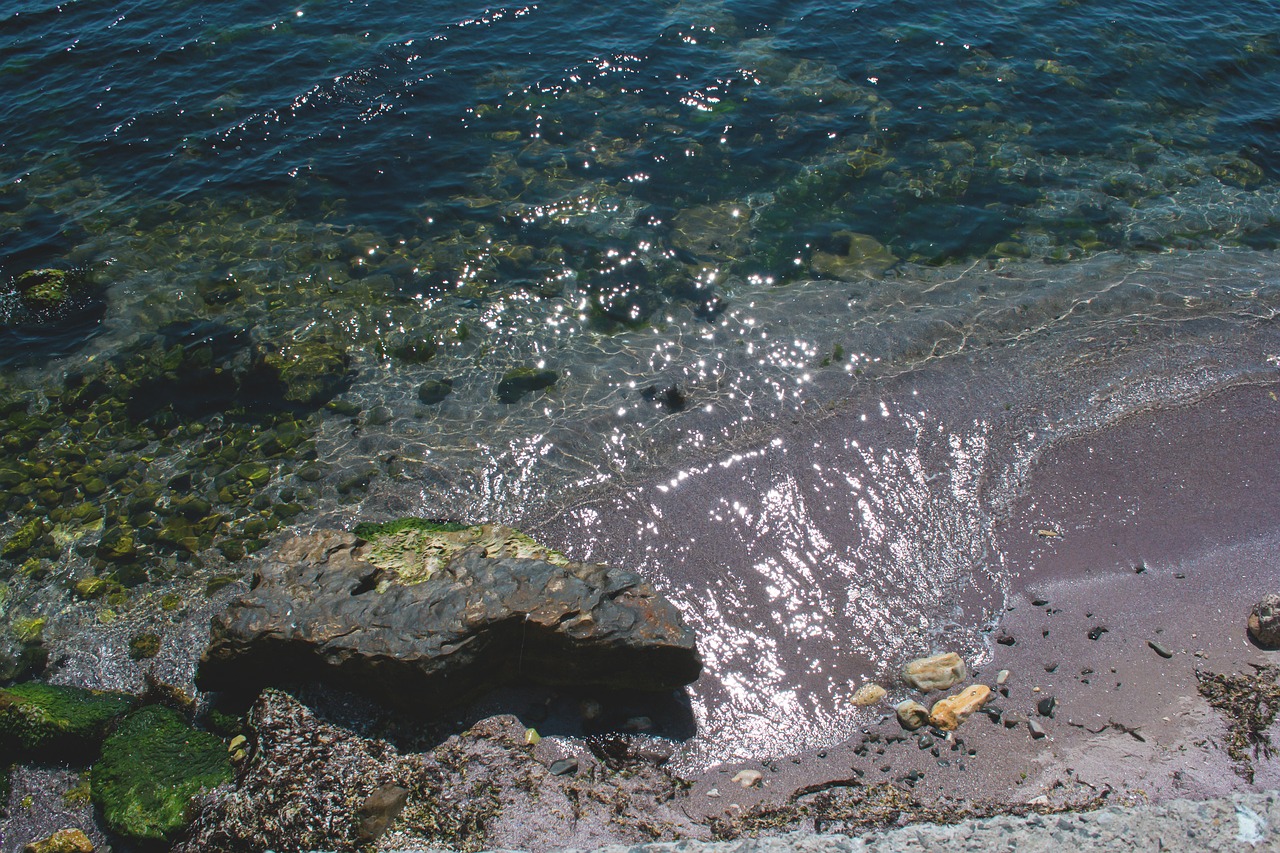 Image - nature beach blue clear cliff