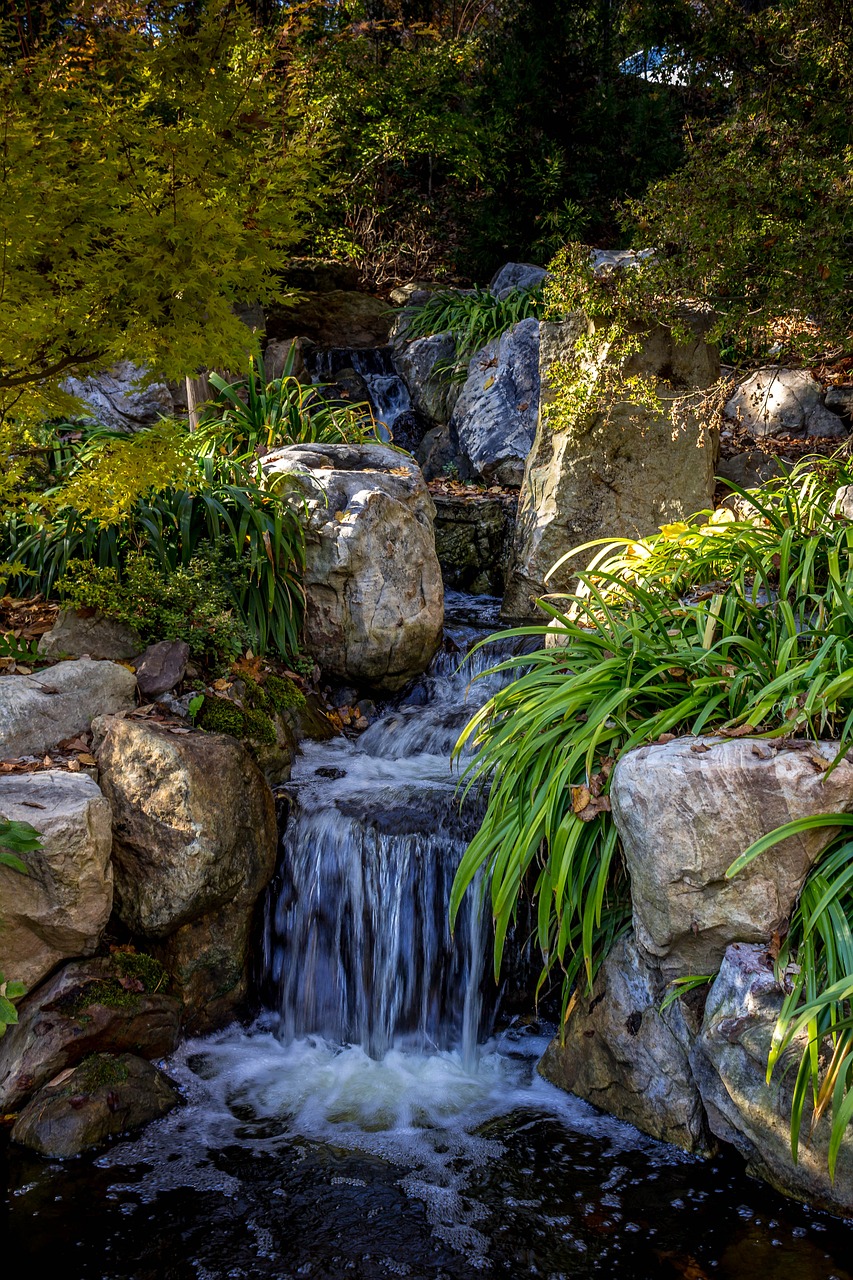 Image - japan waterfall rocks