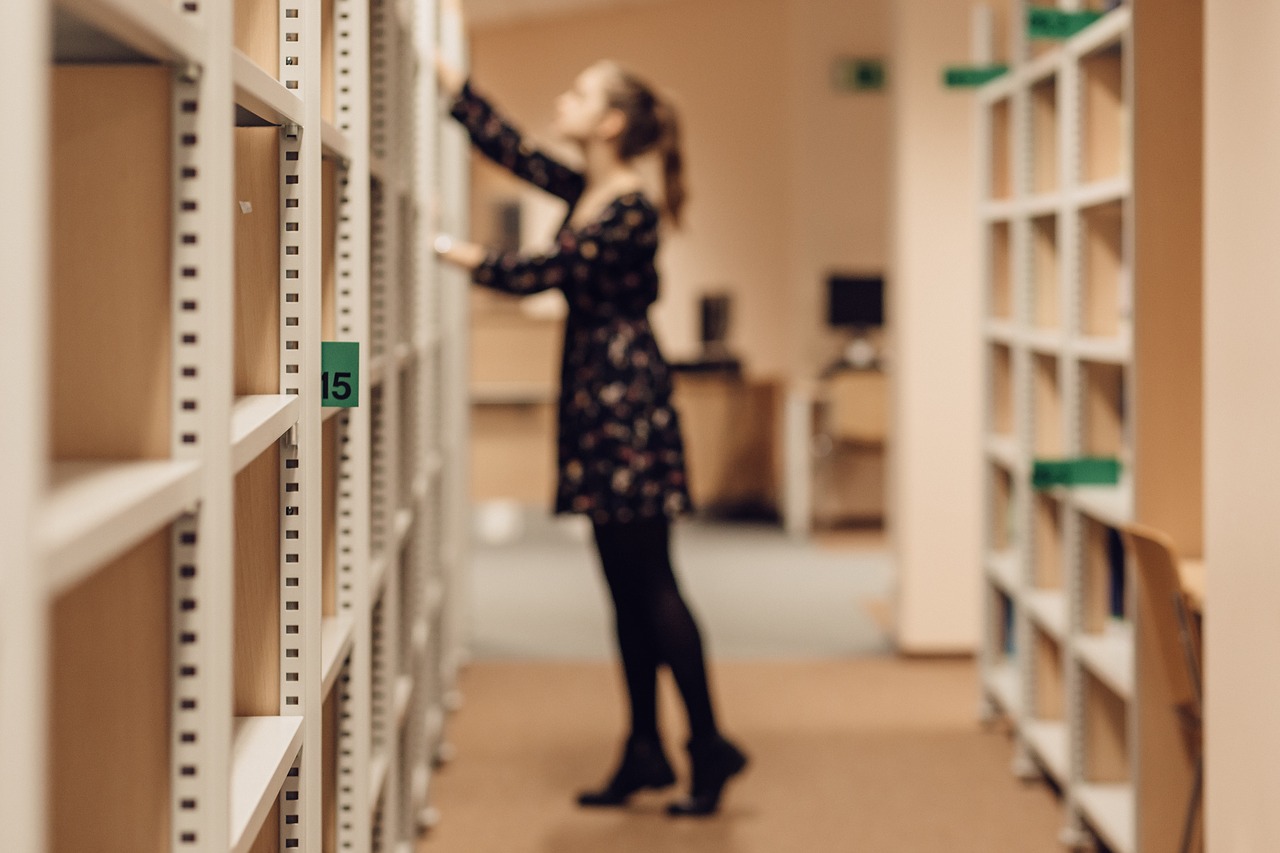 Image - people academic blurred book books