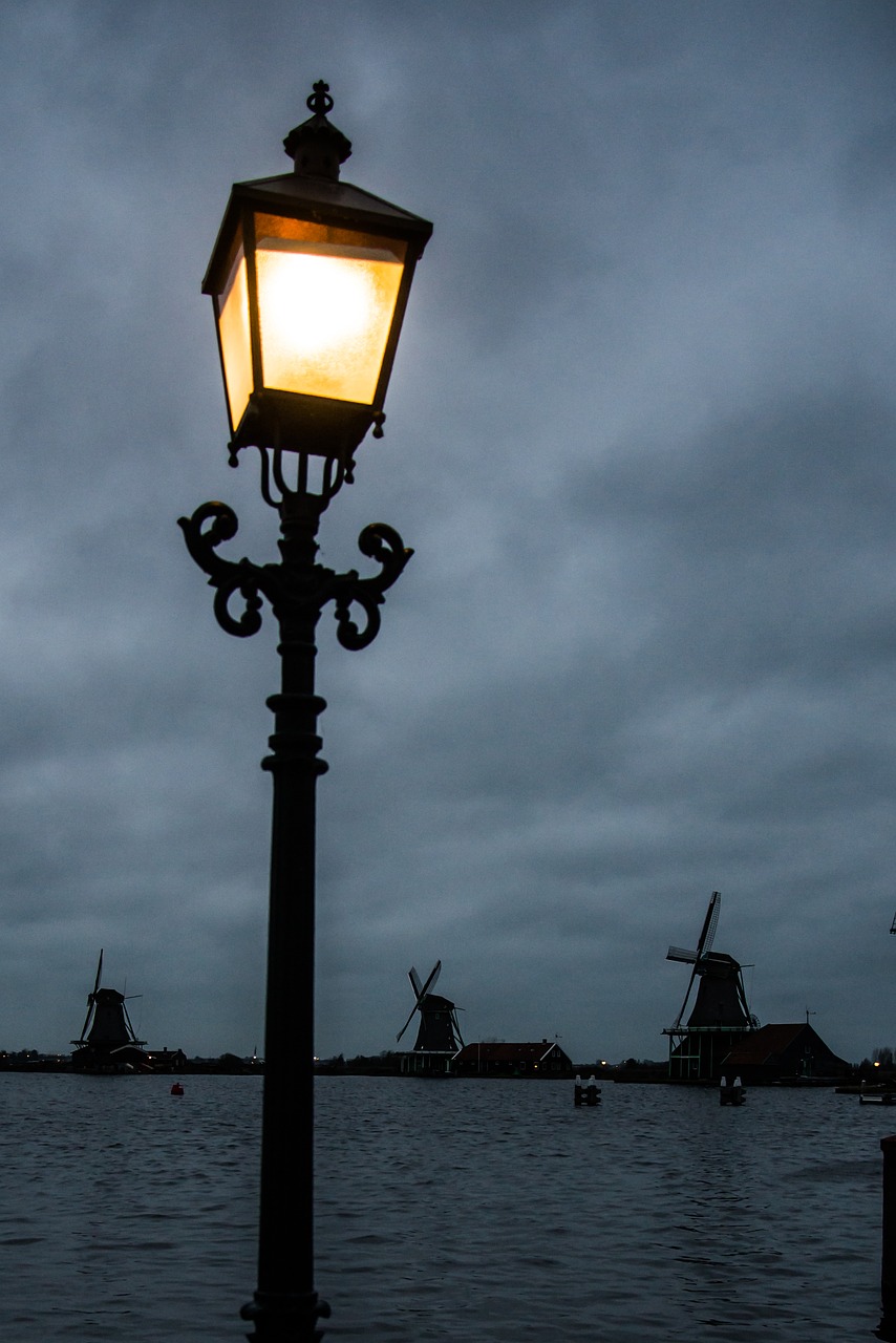Image - lantern zaandam water mill holland