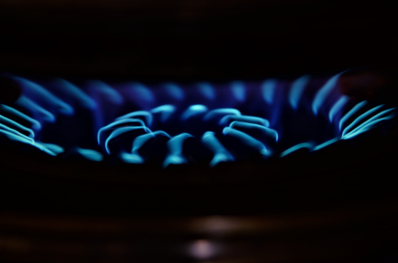 Image - macro gas color fire blue