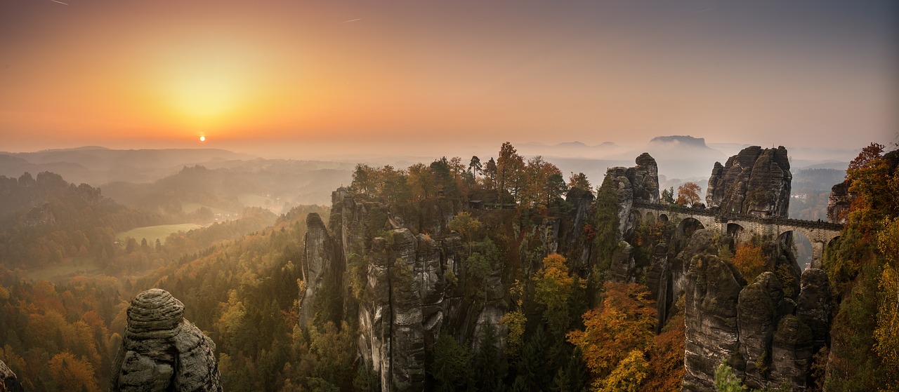 Image - bastei elbe sandstone mountains