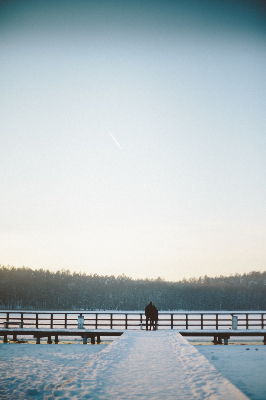 Image - people blue boy bridge couple