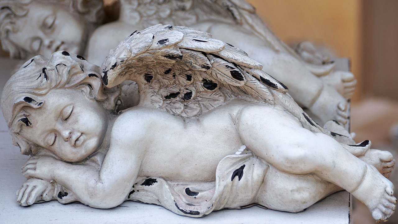 Image - angel wing sleep figure