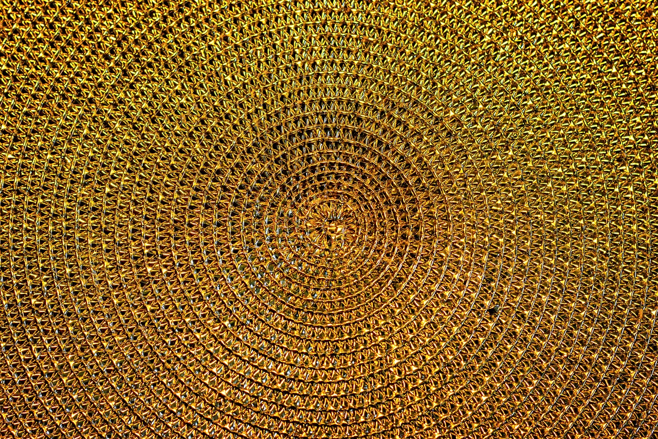 Image - background gold pattern structure